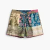Bedruckte Patch-Badehose Bedruckte Patch-Badehose
