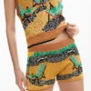 Bedruckte Strick-Shorts Bedruckte Strick-Shorts