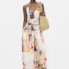 Bedruckter langer Jumpsuit