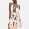 Bedruckter langer Jumpsuit