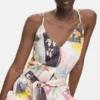 Bedruckter langer Jumpsuit