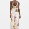 Bedruckter langer Jumpsuit