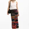 Bedruckter Strickrock Bedruckter Strickrock