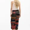 Bedruckter Strickrock Bedruckter Strickrock