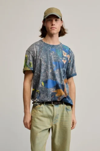 Bedrucktes Arty-T-Shirt