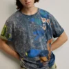 Bedrucktes Arty-T-Shirt