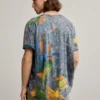 Bedrucktes Arty-T-Shirt