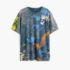 Bedrucktes Arty-T-Shirt