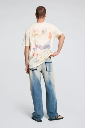 Bedrucktes Baumwoll-T-Shirt