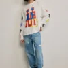 Bedrucktes Baumwoll-T-Shirt