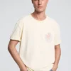 Bedrucktes Baumwoll-T-Shirt