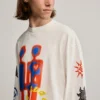 Bedrucktes Baumwoll-T-Shirt
