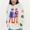 Bedrucktes Baumwoll-T-Shirt