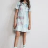 Bedrucktes Jeans-Kleid