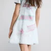 Bedrucktes Jeans-Kleid