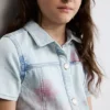Bedrucktes Jeans-Kleid