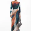 Bedrucktes Kleid Bedrucktes Kleid