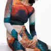 Bedrucktes Kleid Bedrucktes Kleid