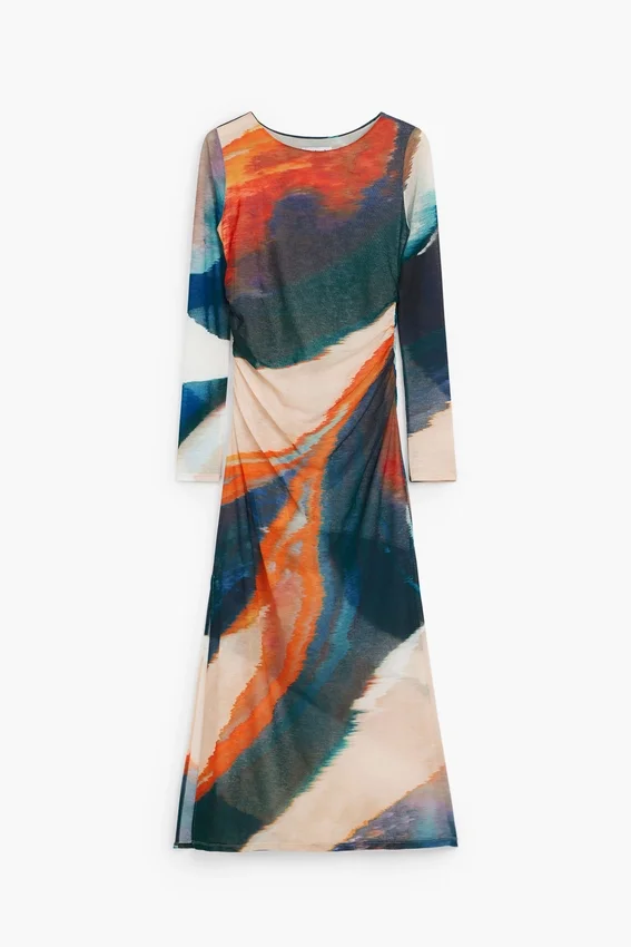 Bedrucktes Kleid Bedrucktes Kleid