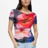 Bedrucktes Kurzarm-T-Shirt Bedrucktes Kurzarm-T-Shirt