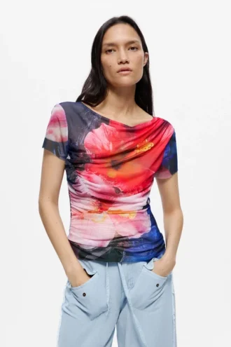 Bedrucktes Kurzarm-T-Shirt