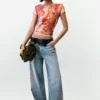 Bedrucktes Kurzarm-T-Shirt Bedrucktes Kurzarm-T-Shirt