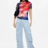 Bedrucktes Kurzarm-T-Shirt Bedrucktes Kurzarm-T-Shirt