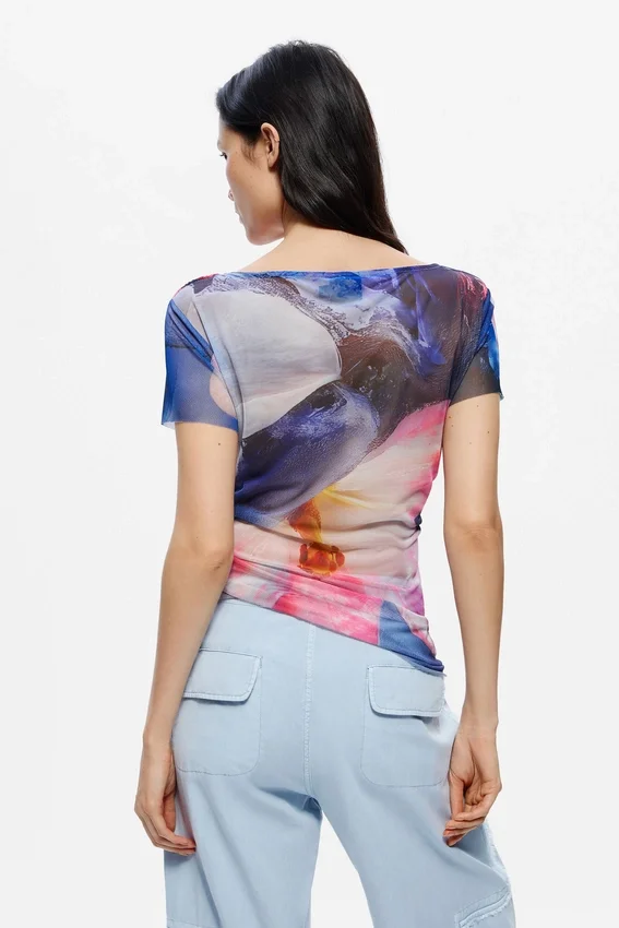 Bedrucktes Kurzarm-T-Shirt Bedrucktes Kurzarm-T-Shirt