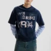 Bedrucktes Langarm-Sweatshirt Bedrucktes Langarm-Sweatshirt