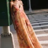 Bedrucktes langes Kleid Bedrucktes langes Kleid