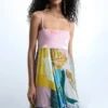 Bedrucktes langes Kleid Bedrucktes langes Kleid