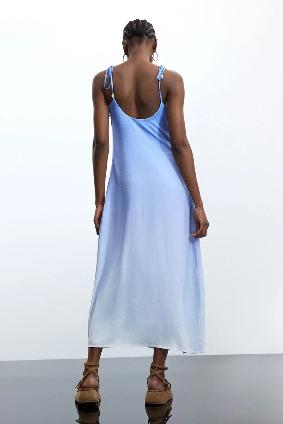 Bedrucktes langes Kleid Bedrucktes langes Kleid
