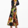 Bedrucktes Midikleid von M. Christian Lacroix