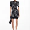 Bedrucktes Minikleid von M. Christian Lacroix