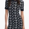 Bedrucktes Minikleid von M. Christian Lacroix