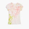 Bedrucktes Strick-T-Shirt