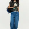 Bedrucktes T-Shirt aus 100 % Baumwolle