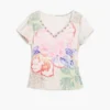 Bedrucktes T-Shirt aus 100 % Baumwolle