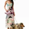 Bedrucktes Trägerkleid Bedrucktes Trägerkleid