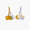 Bedrucktes Triangel-Bikini-Oberteil