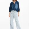 Bestickte Ballonbluse Bestickte Ballonbluse