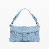 Bestickte Denim-Tasche