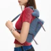 Bestickte Denim-Tasche