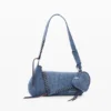 Bestickte Denim-Tasche