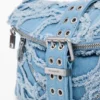 Bestickte Denim-Tasche