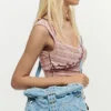 Bestickte Denim-Tasche