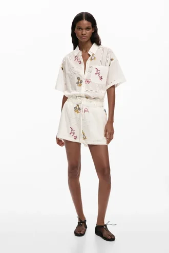 Bestickte Shorts