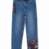 Bestickte Spiderman-Jeans Bestickte Spiderman-Jeans