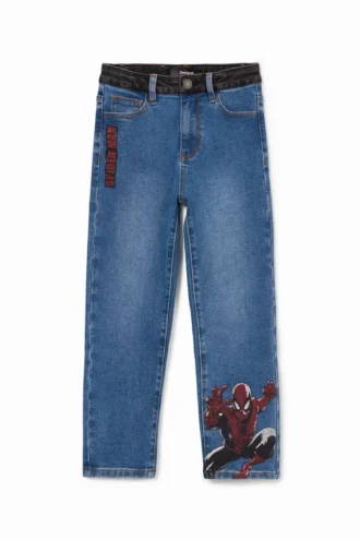 Bestickte Spiderman-Jeans