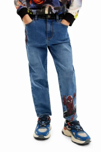 Bestickte Spiderman-Jeans